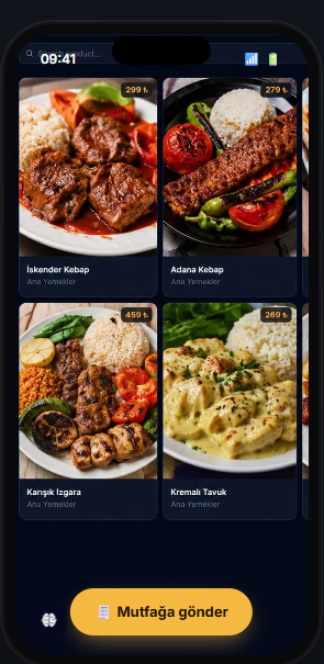 BizBiz POS mobil sipariş